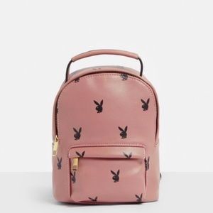 PLAYBOY x Missguided Mini backpack - Muave Pink